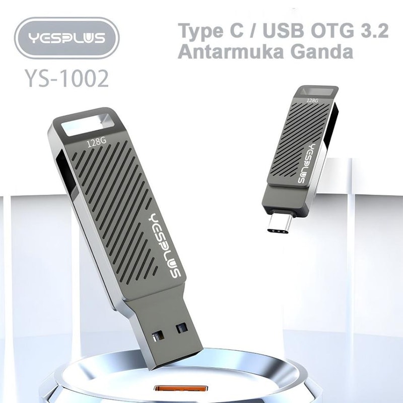 YESPLUS Dual Drive Rotatable 256 GB 4