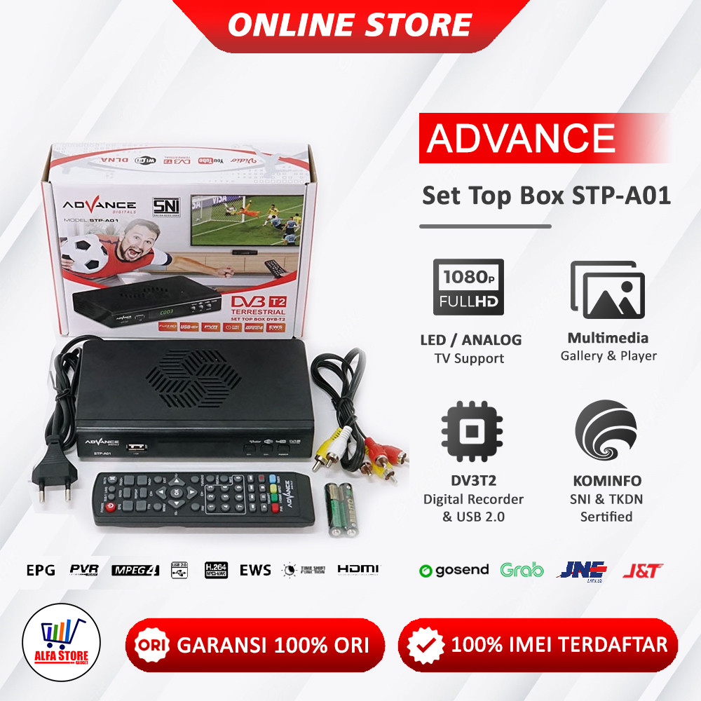 Advance Set Top Box DVB-T2 STP-A01