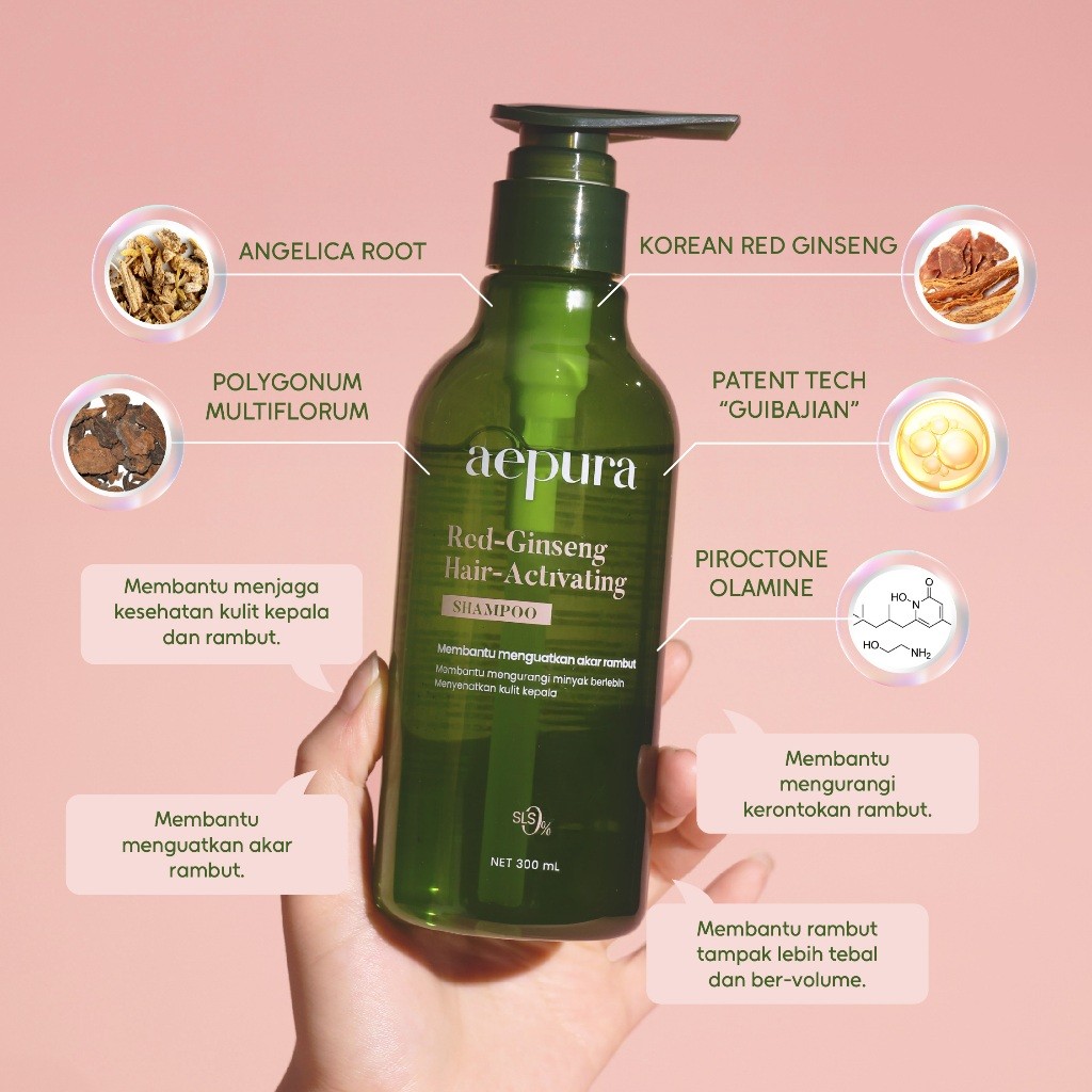 aepura Red-Ginseng Hair-Activating Shampoo