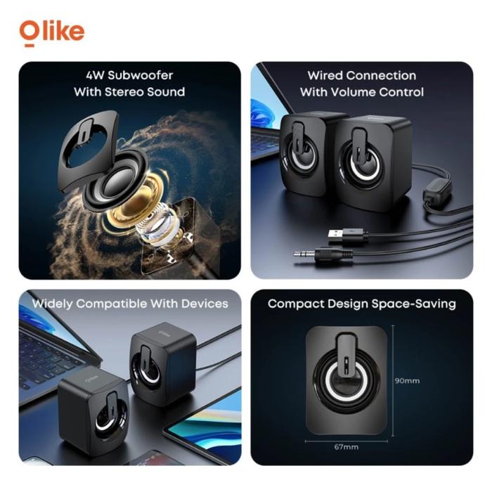 Oase Teknologi Asia Olike Speaker Portable Mini SC01