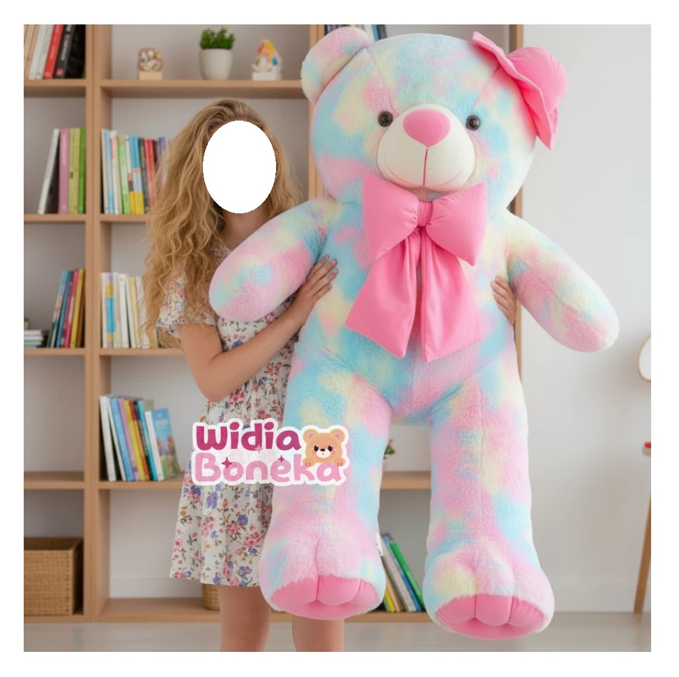Boneka Teddy Bear Jumbo Rainbow  4