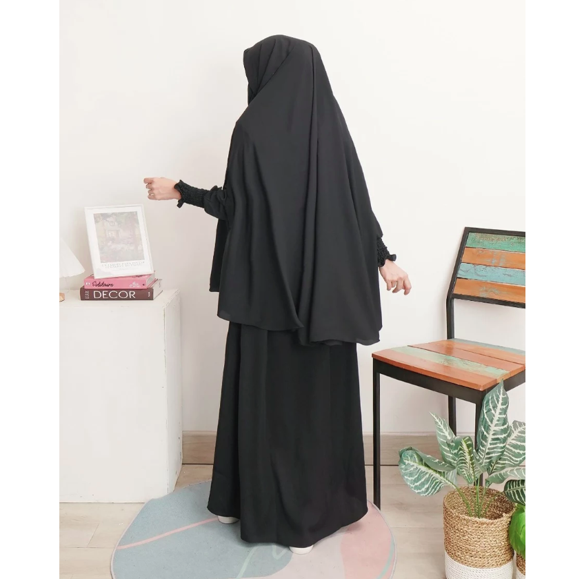  Haura Hijab Syari Asiyah Set Gamis