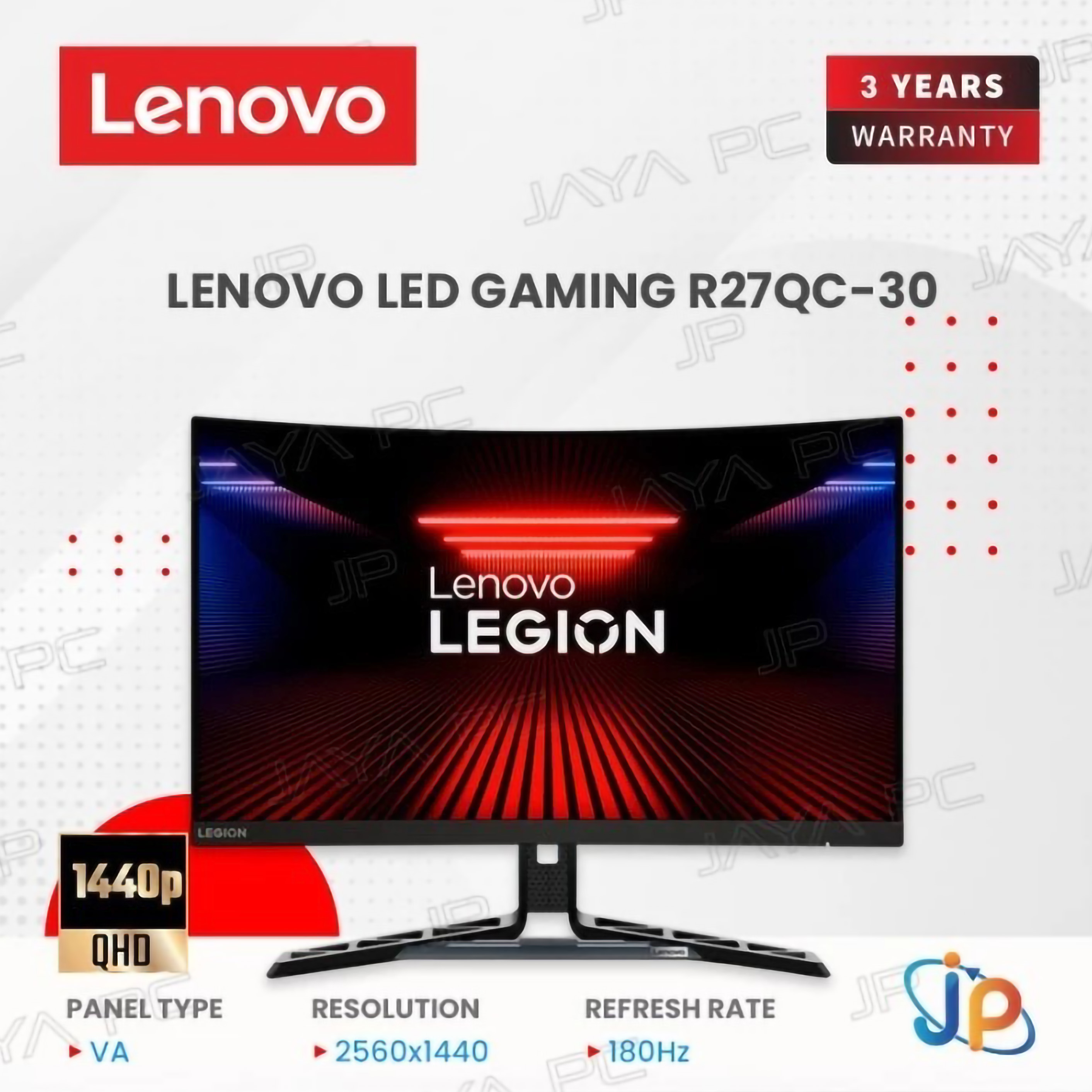 Lenovo Lenovo Legion LED Gaming R27QC-30