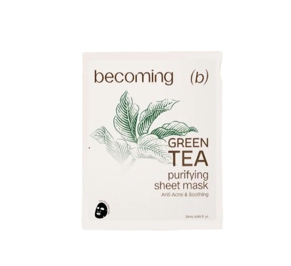 becoming Green Tea Purifying Sheet Mask