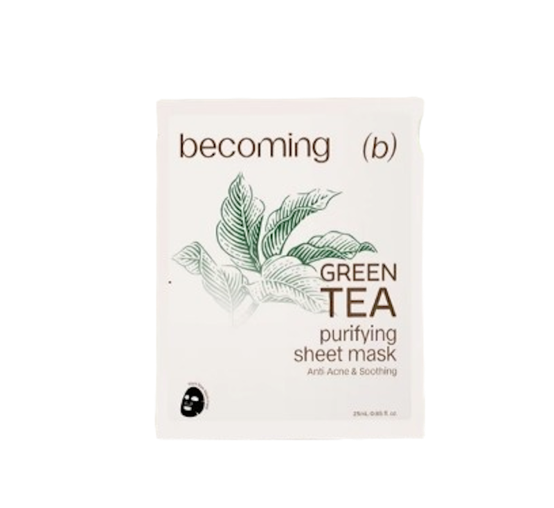 becoming Green Tea Purifying Sheet Mask 1