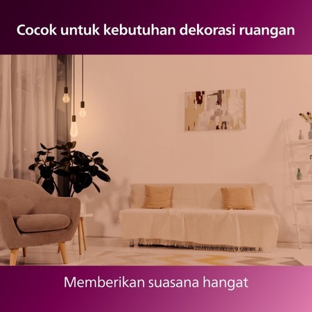 Philips Electronics Nederland B.V. Philips Filament LED Classic Warm White 6W A60