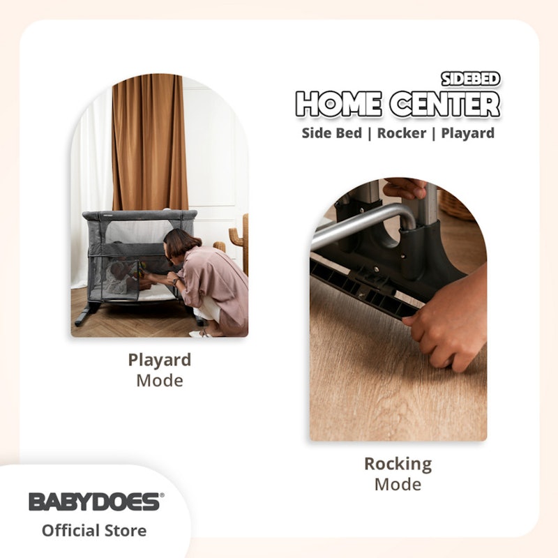 BABYDOES Home Center Sidebed 3