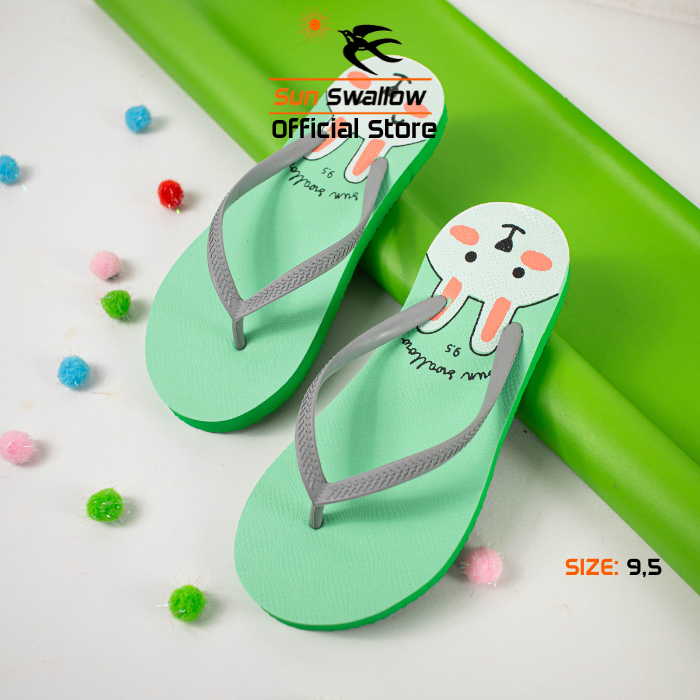 Sinar Jaya Prakarsa Sun Swallow Sandal Jepit Karet Animal Karakter