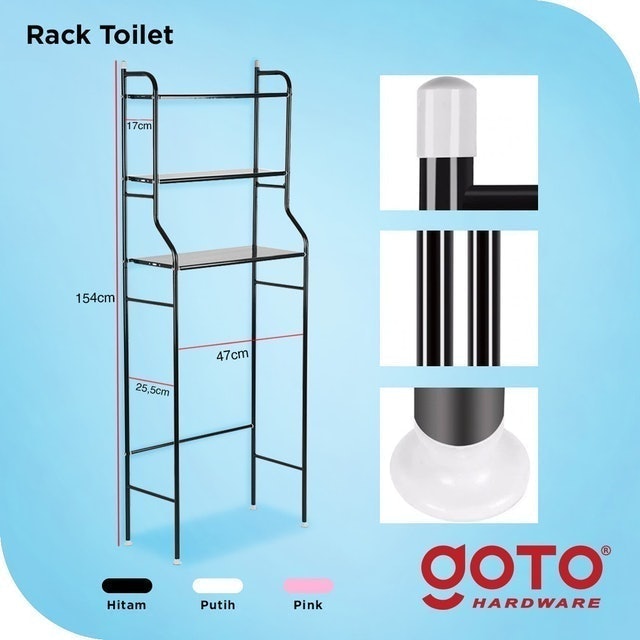 GOTO Hardware Tora Rak Organizer Toilet