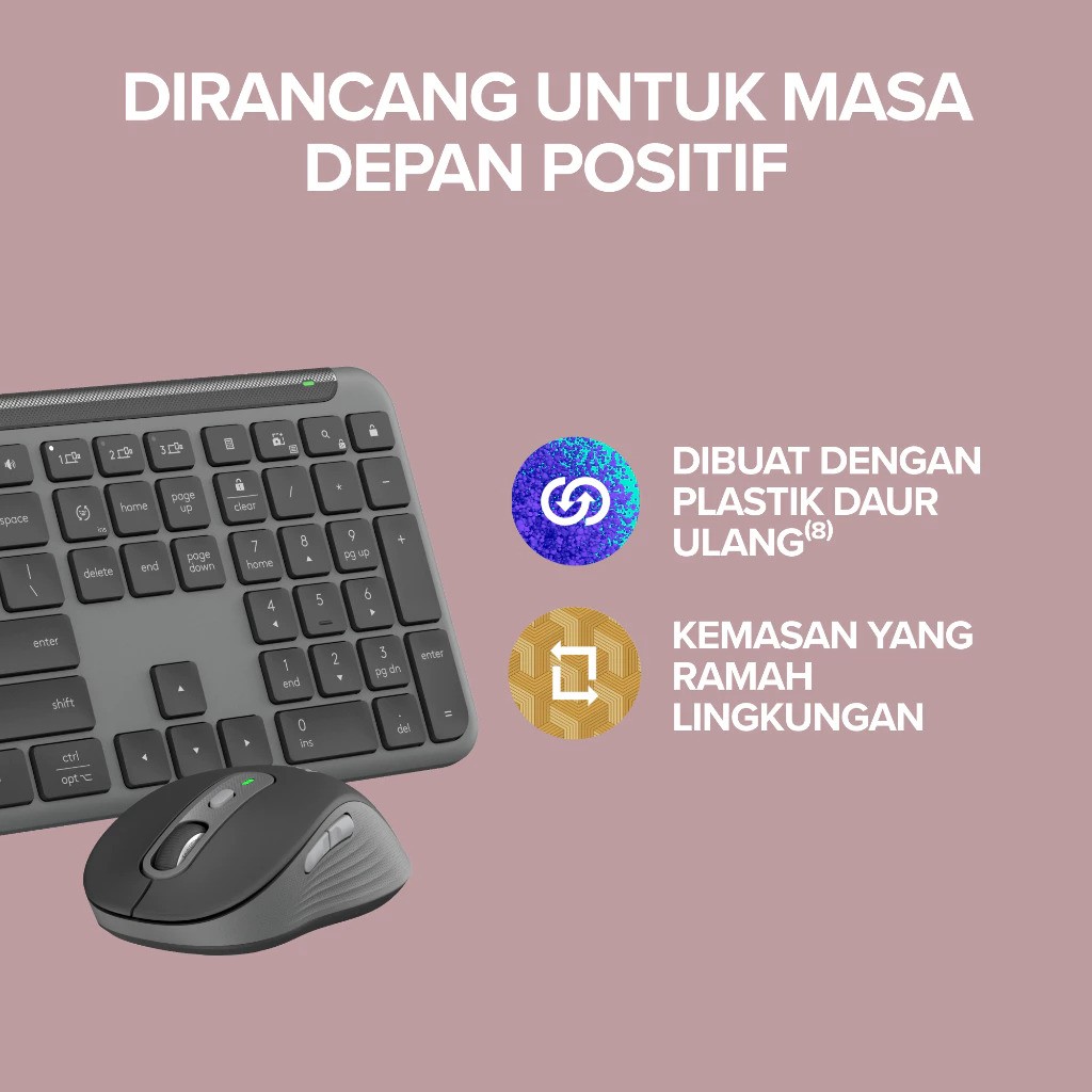 Logitech International Logitech Wireless Keyboard and Mouse Combo MK950