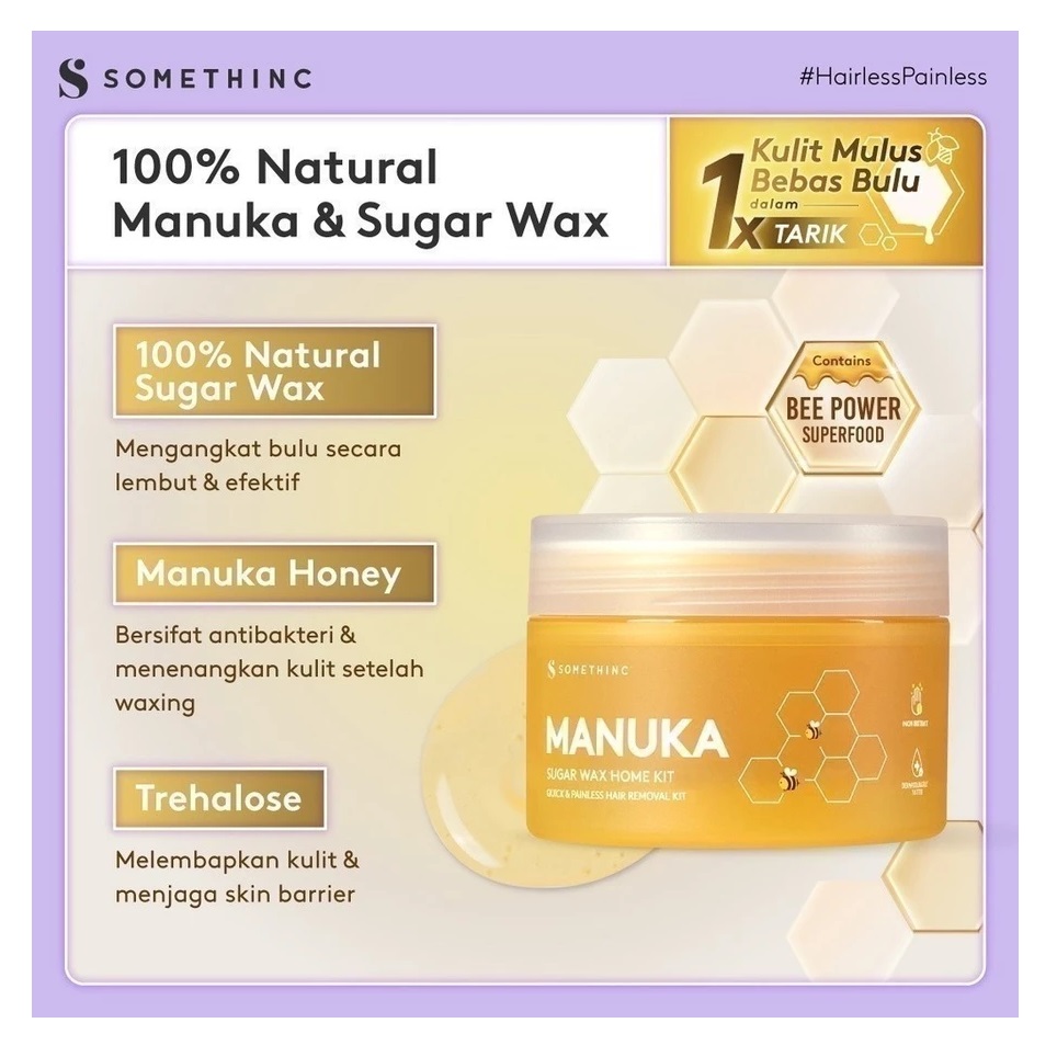Royal Pesona Indonesia SOMETHINC Manuka Sugar Wax Home Kit
