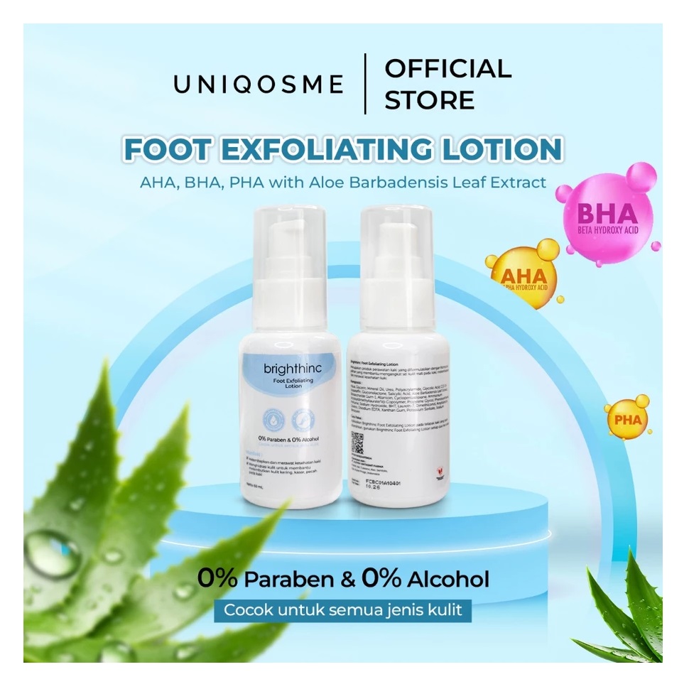  Brighthinc Foot Exfoliating Lotion
