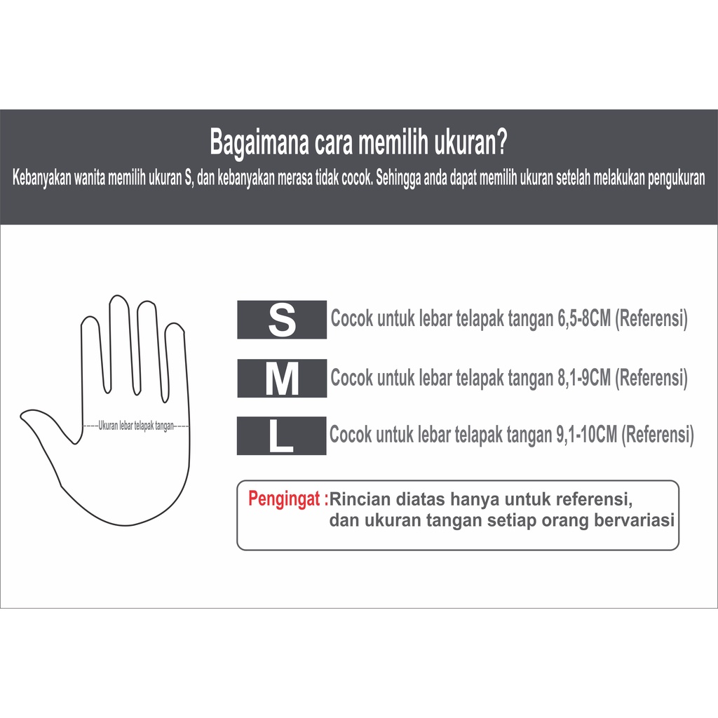 Licio Licio Sarung Tangan Karet Antiair