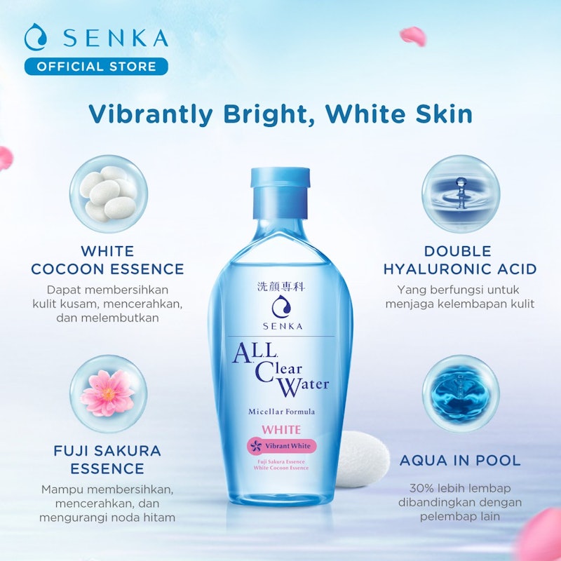 SENKA All Clear Water White - Vibrant White 2