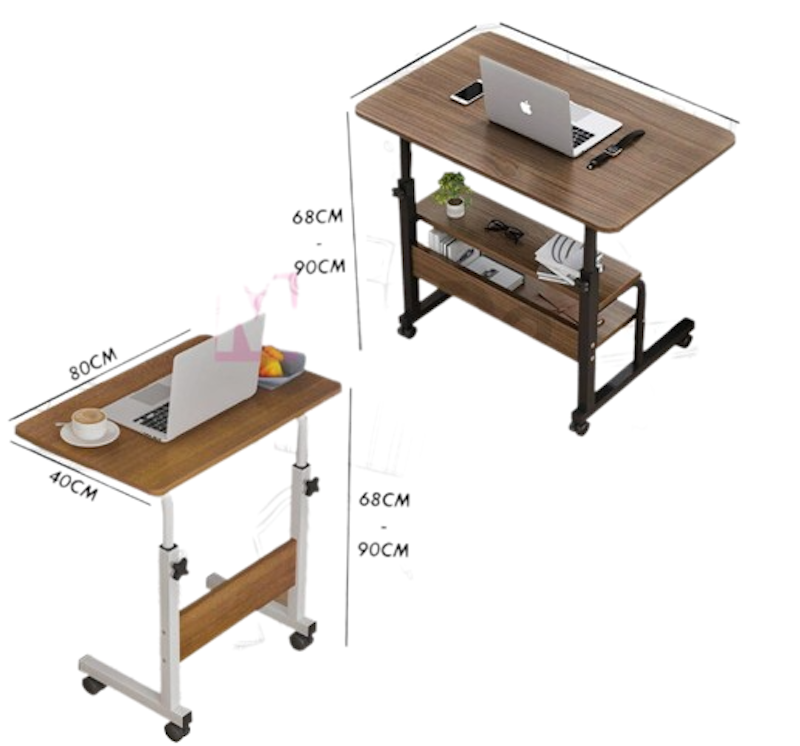 Meja Belajar Kerja Laptop Portable Multifungsi Adjustable 2