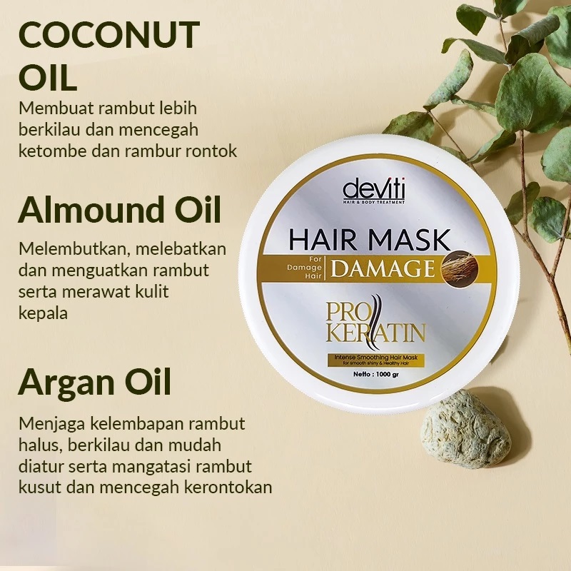 Deviti Indonesia Deviti Hair Mask Pro Keratin Damage