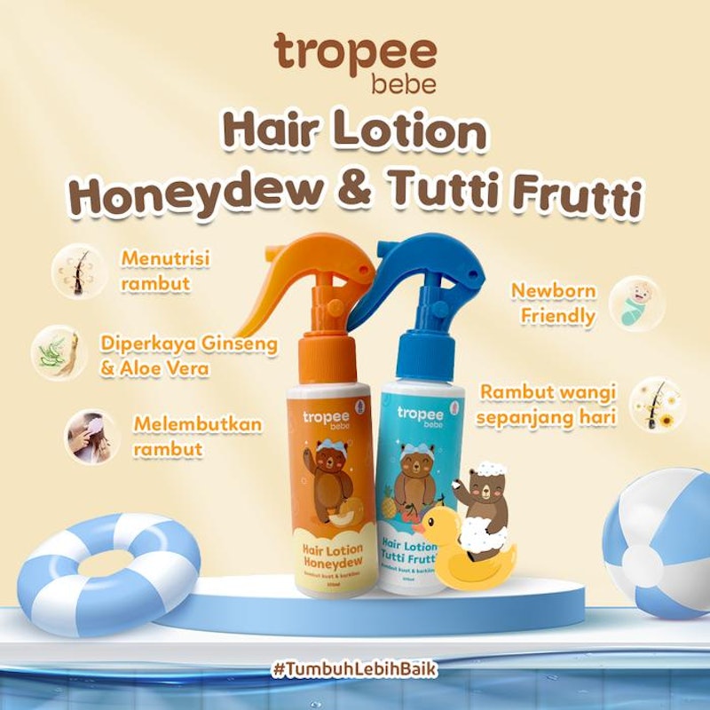 Tropee Bebe Hair Lotion Fruity Series 2