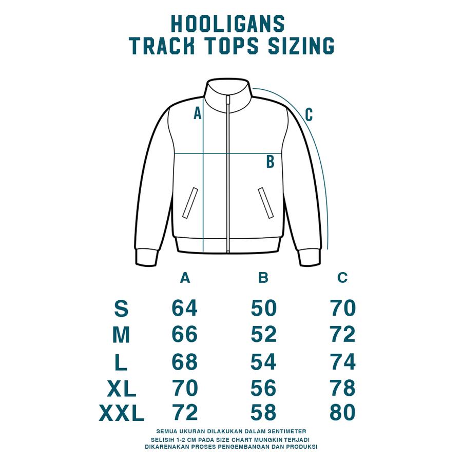 HOOLIGANS® HOOLIGANS® Jacket Tracktop Marcos Teal Brown