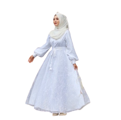 Anggun Wedding Dress Full Brokat