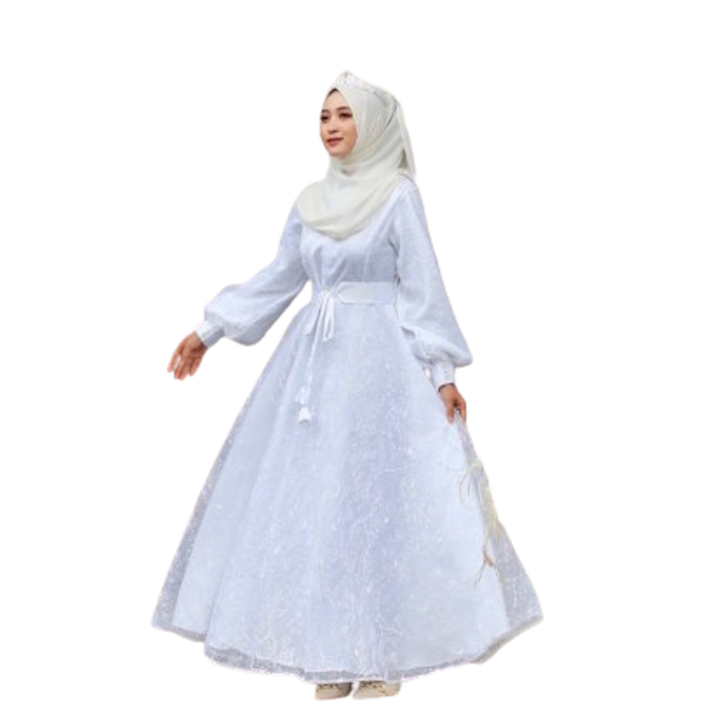 Anggun Wedding Dress Full Brokat 1