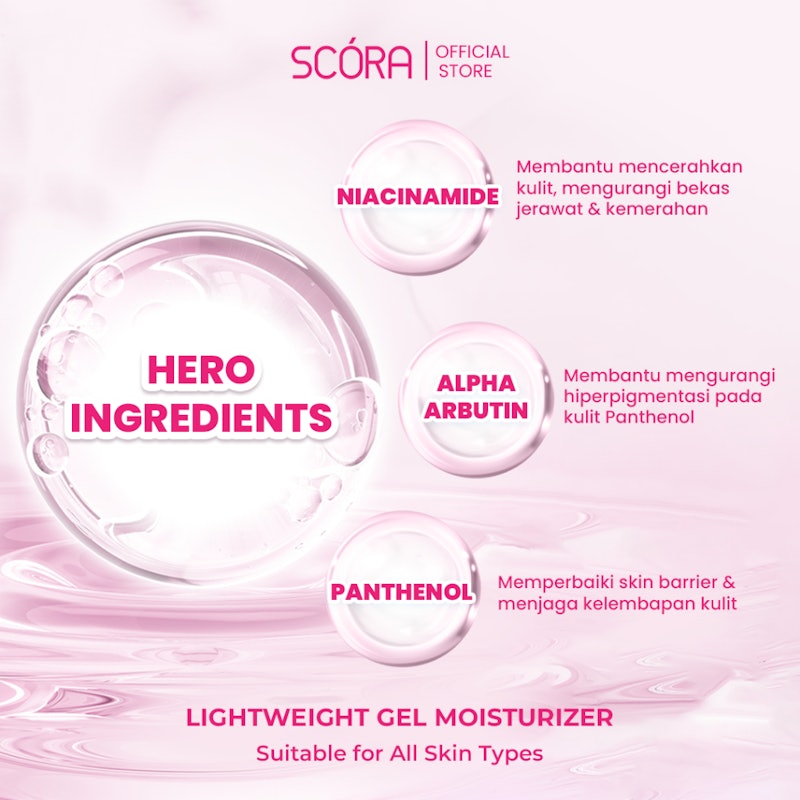 SCORA 5% Niacinamide Hydramoist Gel with Alpha Arbutin & Panthenol 3