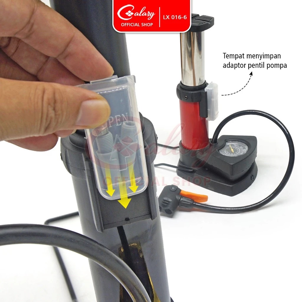 Speeds Indonesia Speeds Mini Foot Pump Portable LX 016-6