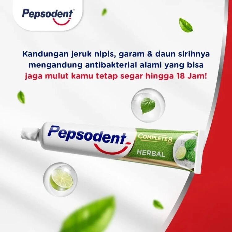 Unilever Indonesia Pepsodent Complete 8 Herbal