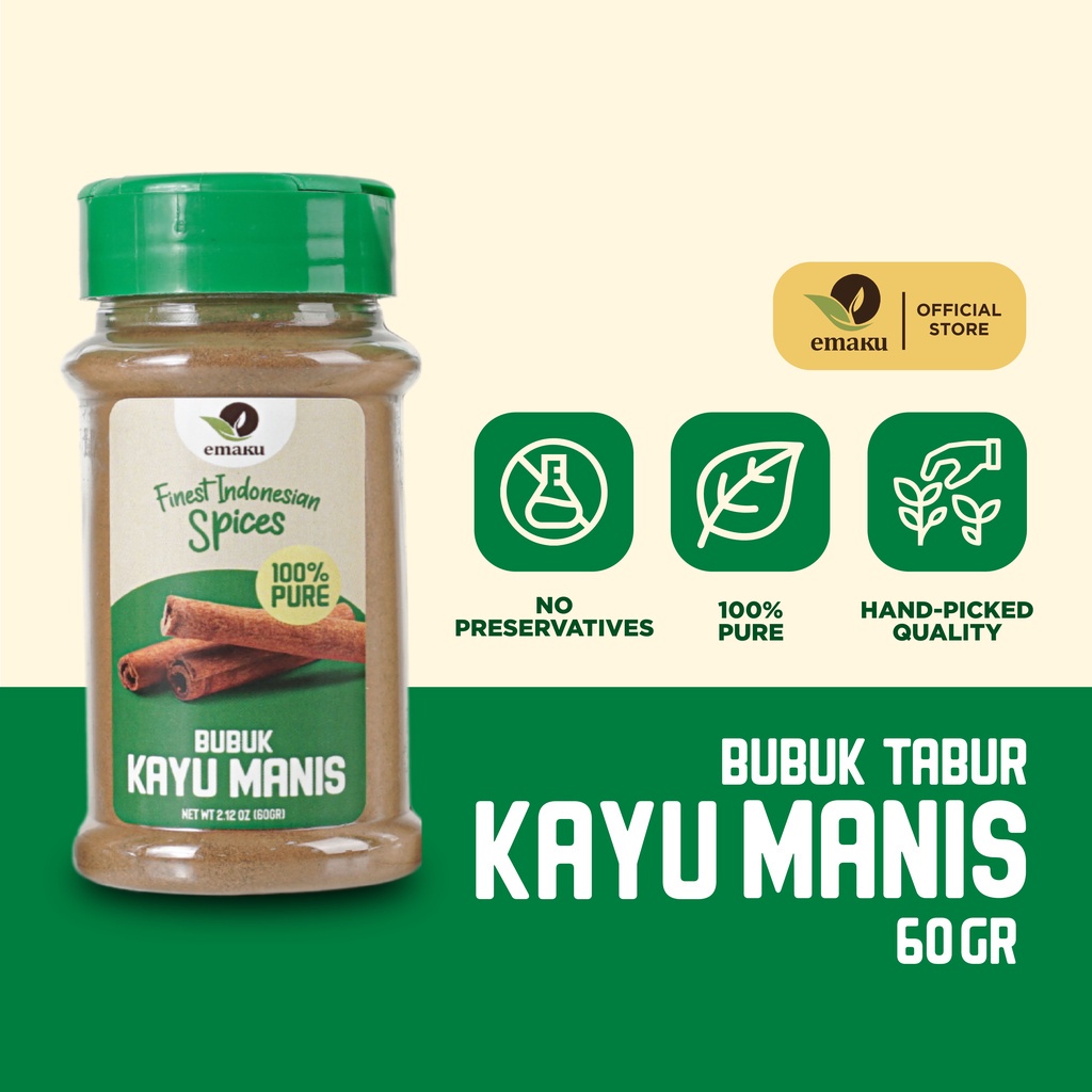 Berkat Emaku Indonesia Emaku Bubuk Kayu Manis 