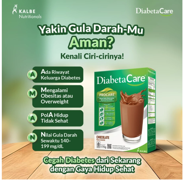 Kalbe DiabetaCare (Chocolate)