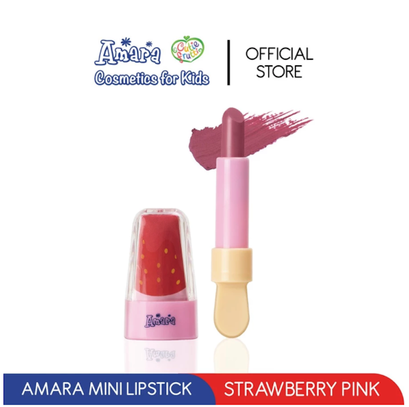 Kids Mini Lipstick Strawberry Pink 2