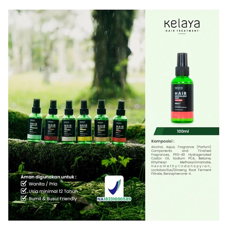 Kelaya Hair Revitalizer Mist Rise & Shine 4
