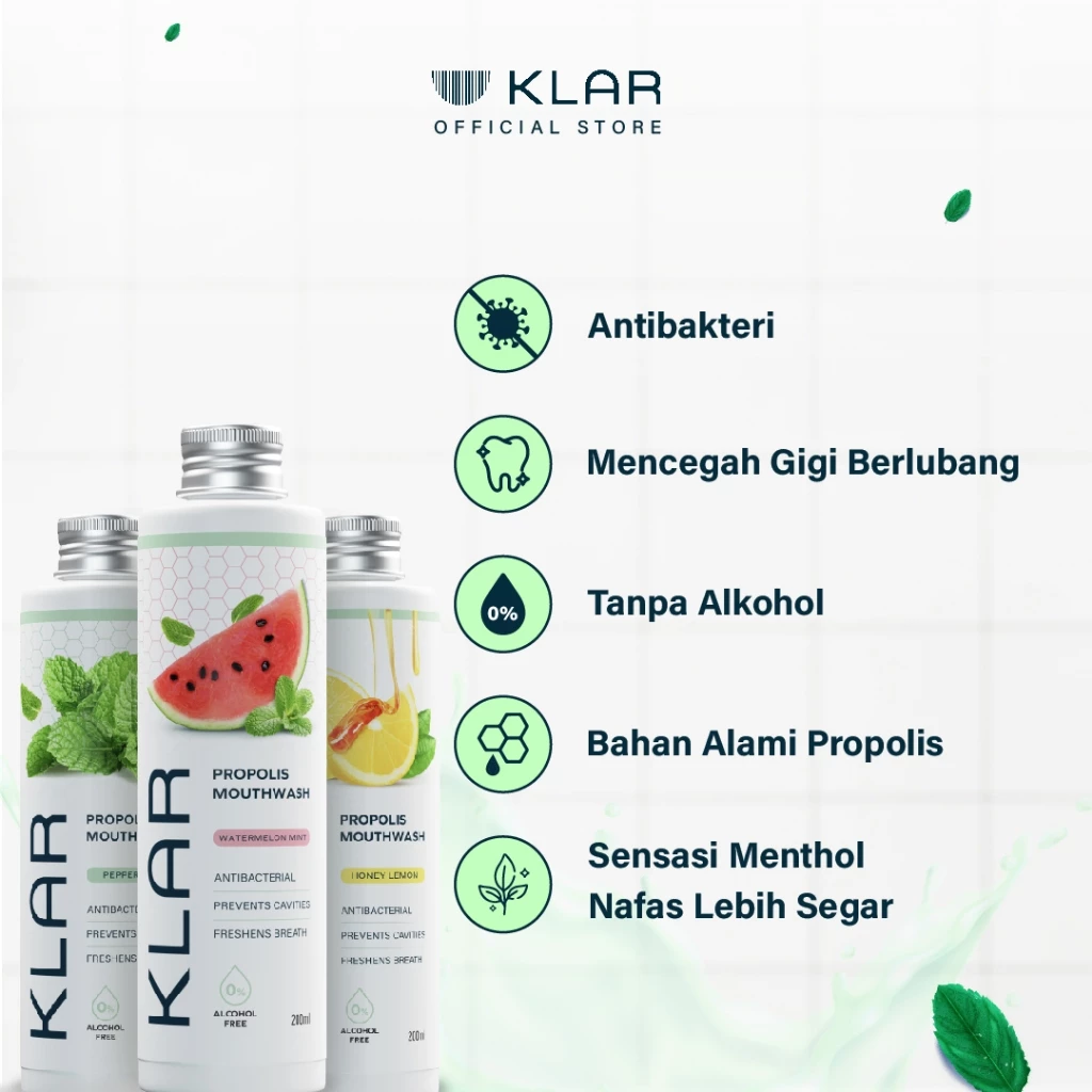 Cressindo Kusuma KLAR Propolis Mouthwash
