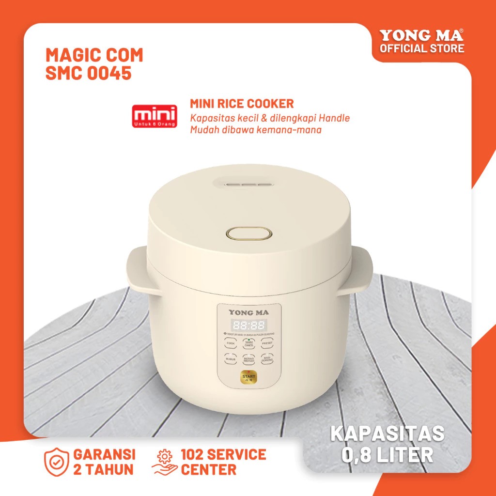 Yong Ma Digital Small Rice Cooker 0.85L 3