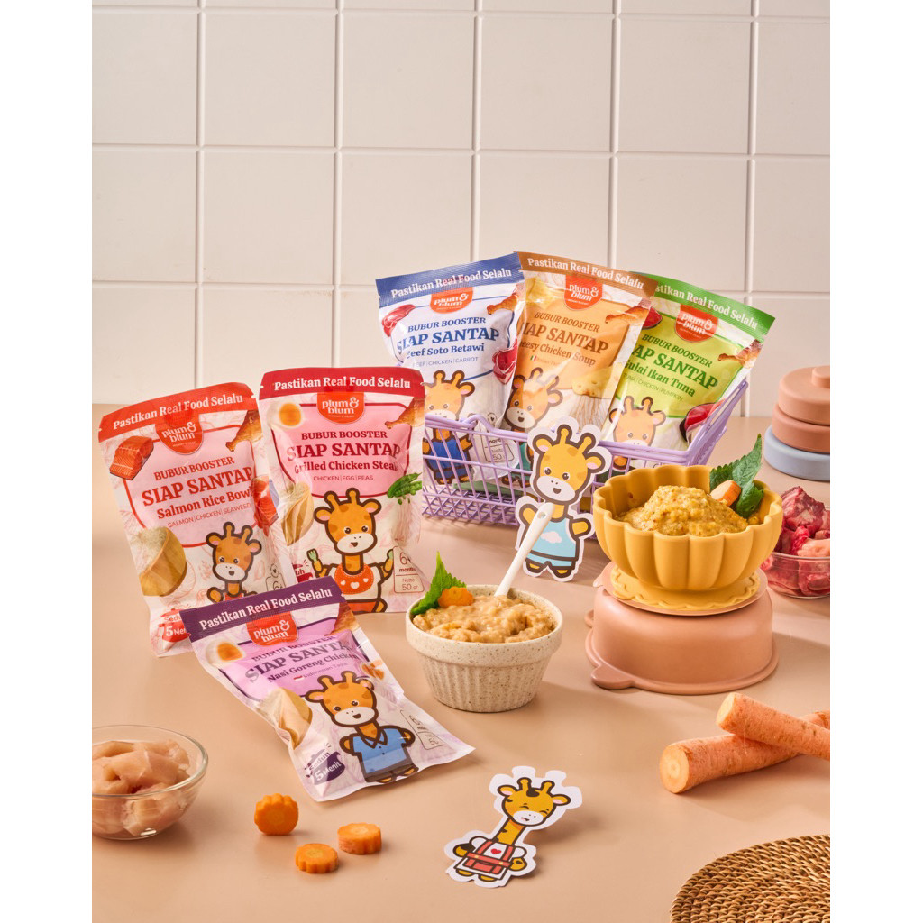 Plum & Blum Bubur Booster Siap Santap Cheesy Chicken Soup 5