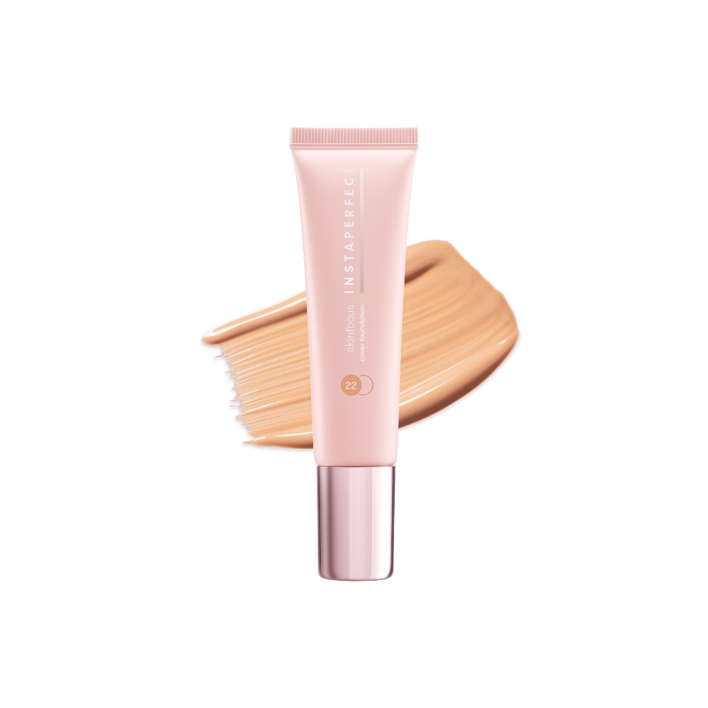 Wardah ｜ Instaperfect Skinfocus Cover Foundation 52 Almond