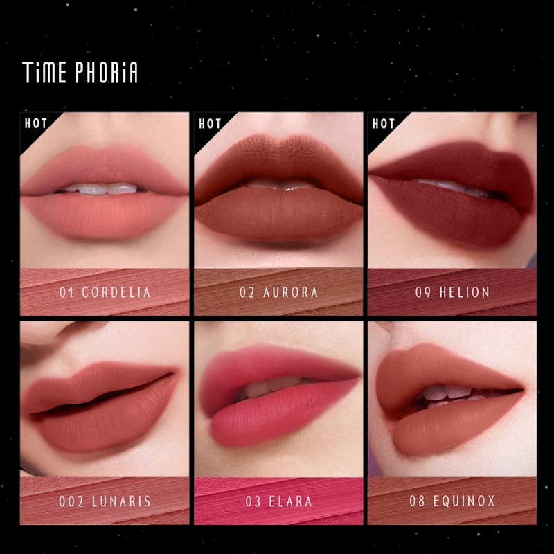 TimePhoria Nebula Velvet Lip Cream 02 Aurora 5
