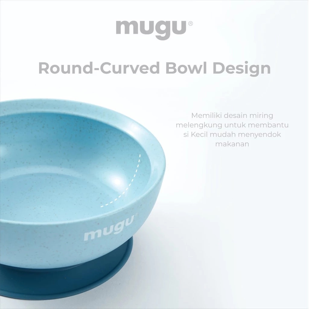 Mugu Wheat Straw Suction Bowl