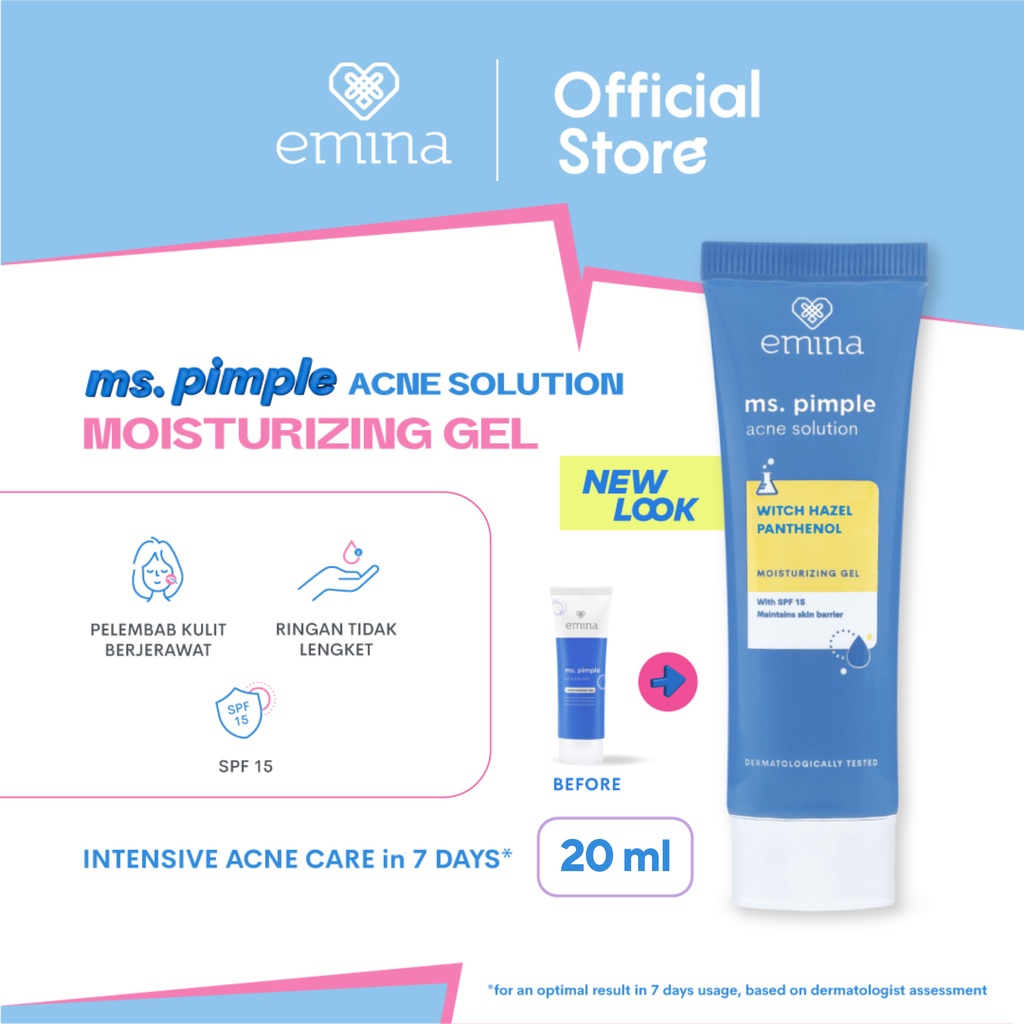 Paragon Technology and Innovation Emina Ms. Pimple Acne Solution Moisturizing Gel 