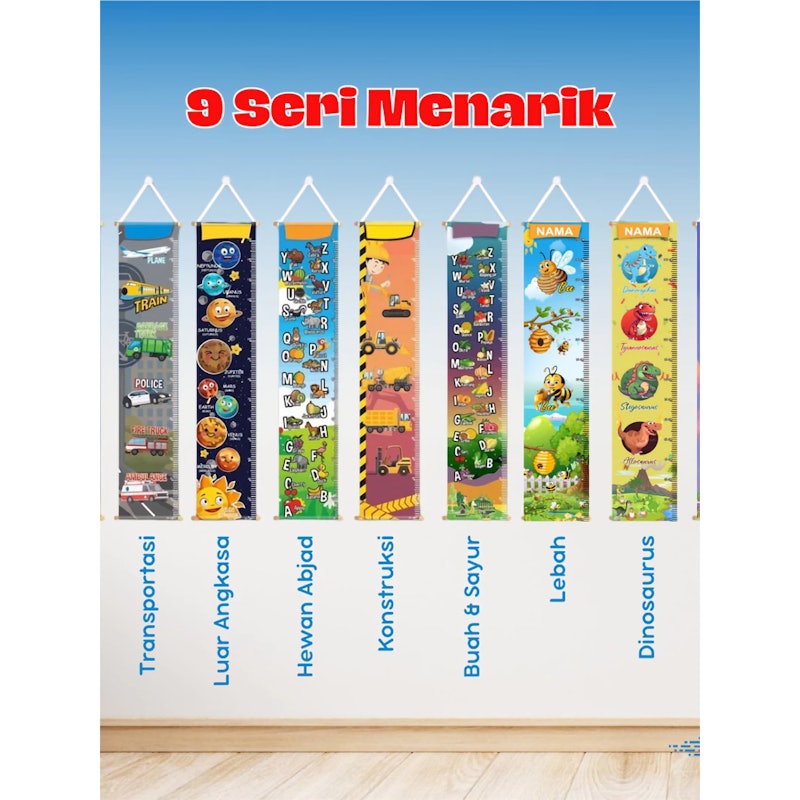 Raja Kidzone Growth Chart Abjad Buah dan Sayur 5