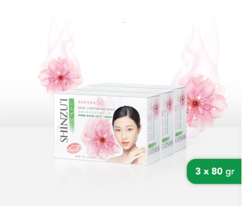 Shinzui Skin Lightening Body Soap Sakura