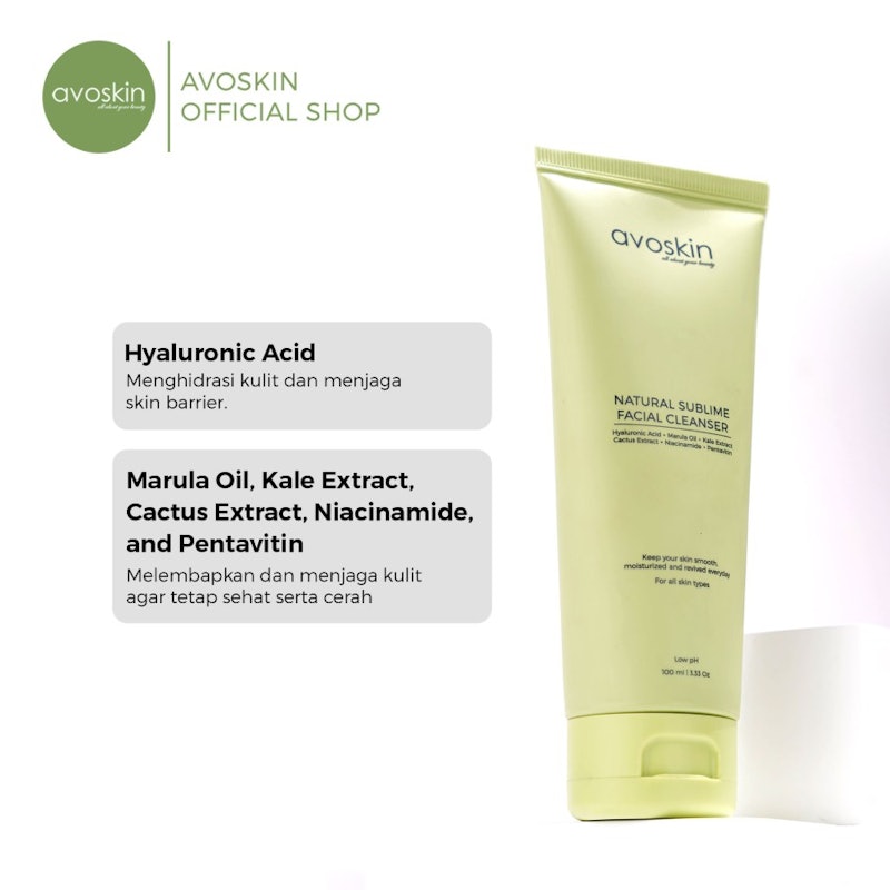 Gentle Facial Wash Avoskin Natural Sublime Facial Cleanser 3