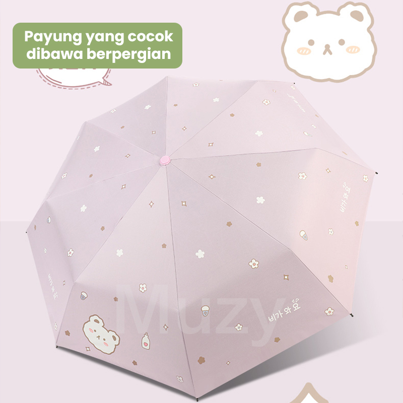 Muzy Payung Kecil Lipat Otomatis 5