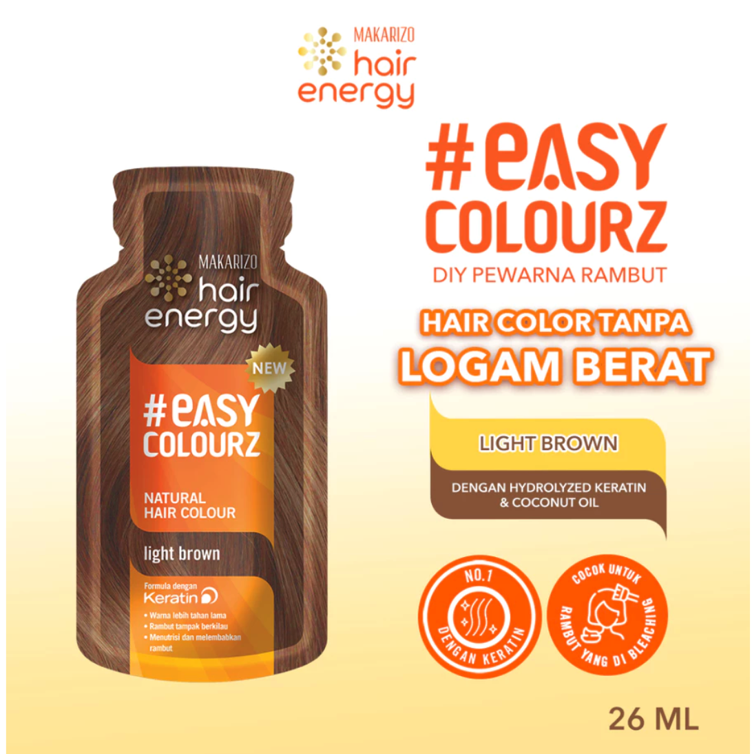 Akasha Wira International Makarizo Hair Energy # Easy Colourz Light Brown