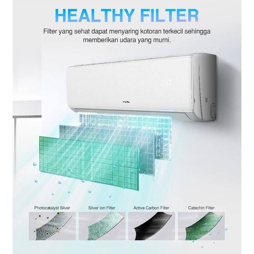 TCL Air Conditioner (Zhongshan) TCL AC 1/2PK  TAC-05CSD/XSS