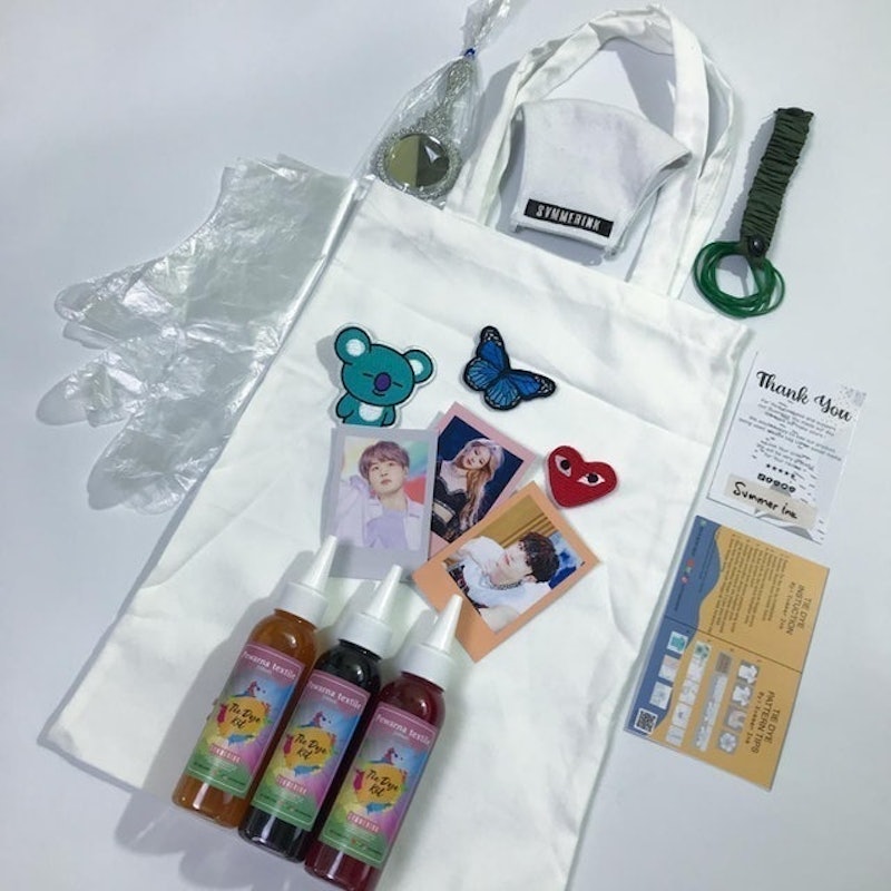 Tie Dye Kit Tote Bag Kanvas 1
