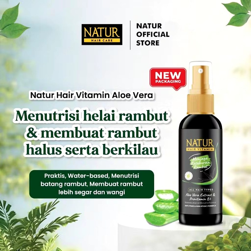 Natur Hair Vitamin Aloe Vera Extract & Provitamin B5 3
