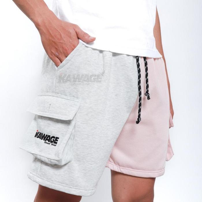 Kawage Street Wear Kawage Celana Pendek Cargo Jumbo Fleece