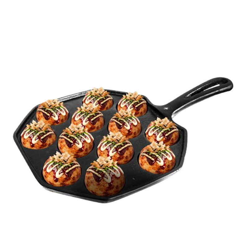 Panmaa Iron Cookware Takoyaki Pan Cast Iron 1