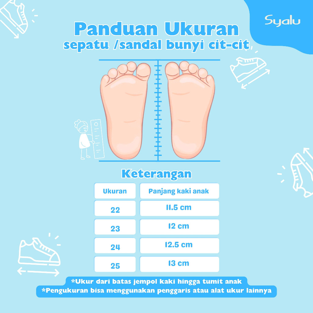 Syalu Sepatu Anak Model Kelinci C08