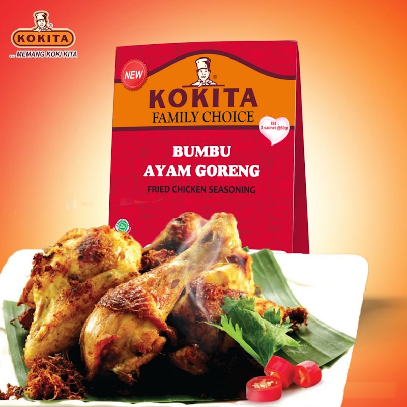 Kokita Bumbu Ayam Goreng Fried Chicken Seasoning 4